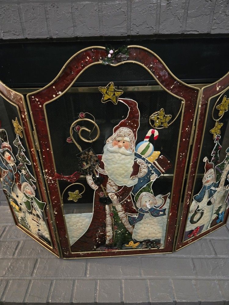 Christmas Fireplace Decor