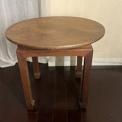 Solid Wood Round Coffee Table – 30” Diameter