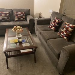 Mickey Grey Sofa & Loveseat