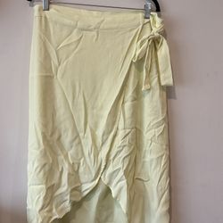 Wrap Skirt Yellow
