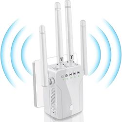 WiFi Extender Signal Booster for Home: Internet Repeater Long Range Covers Up...