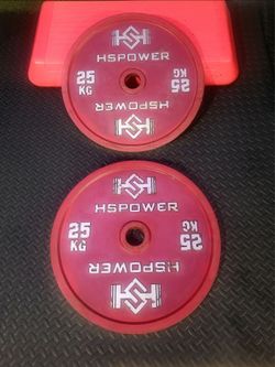 Hansu Power 25kg Calibrated Powerlifting plates