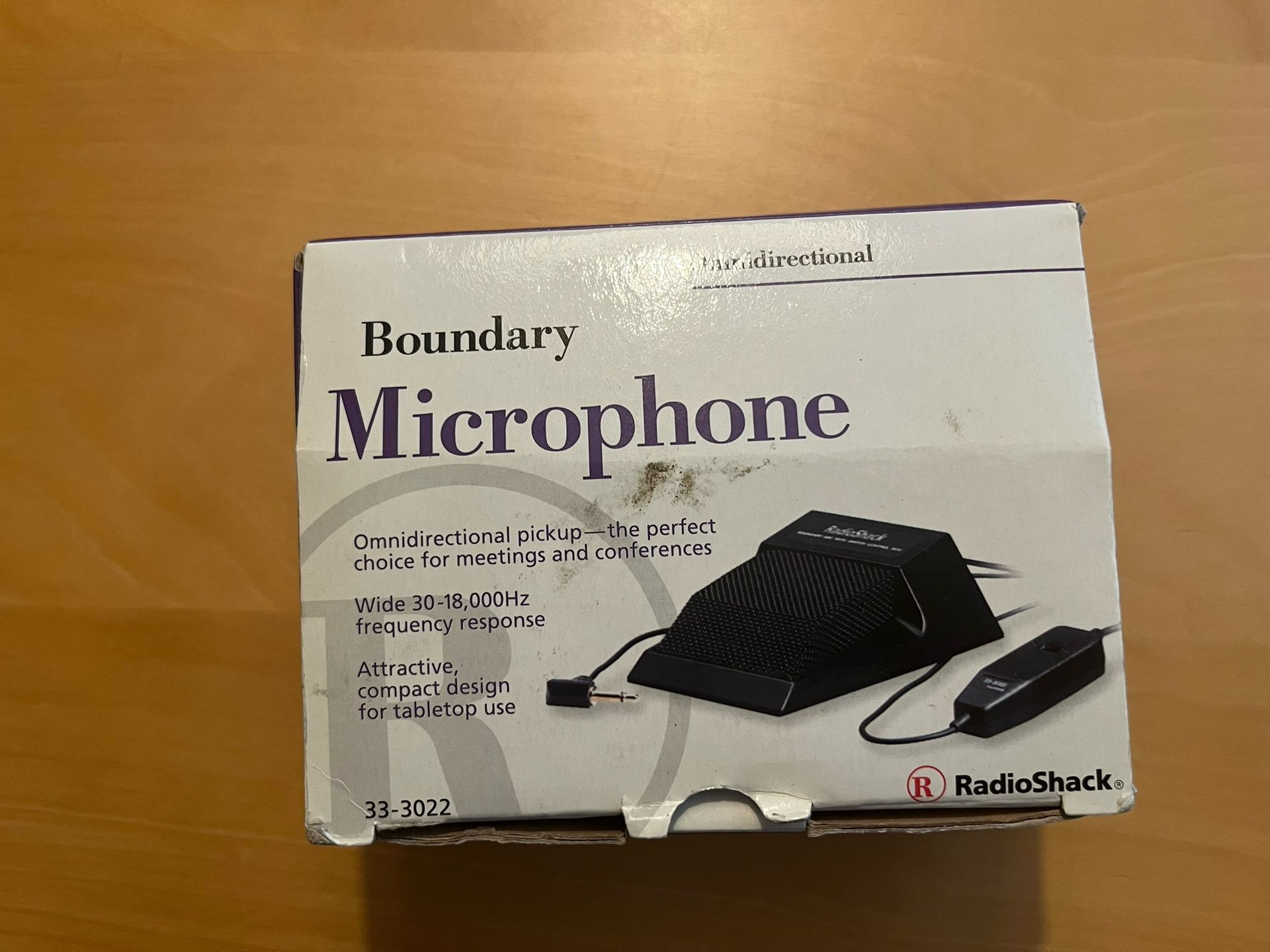 Radio Shack Boundary Microphone Omnidirectional 333022 for Sale in