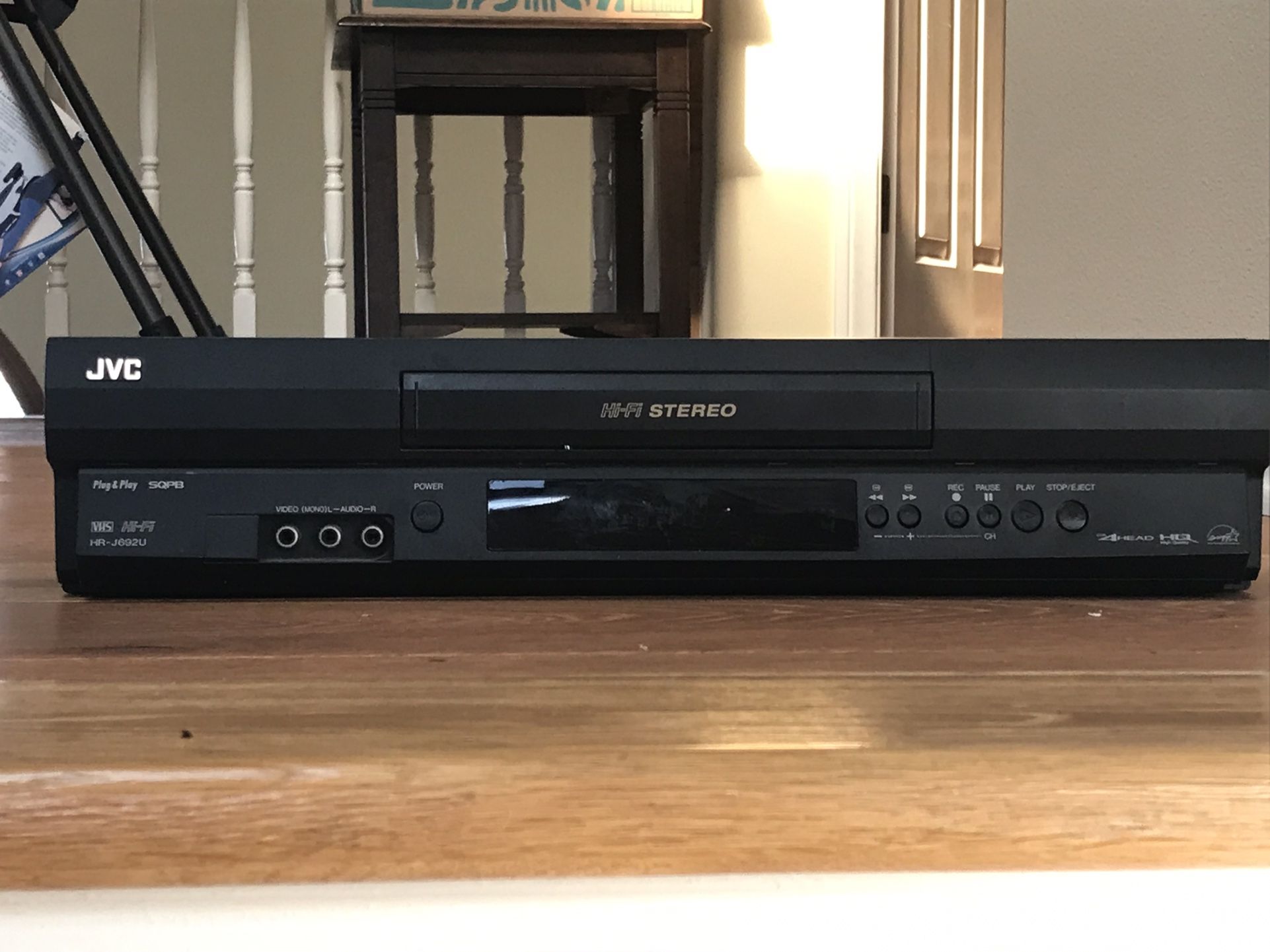JVC HR-J692U VCR VHS Player Hi-Fi Stereo Excellent Condition Works Perfectly