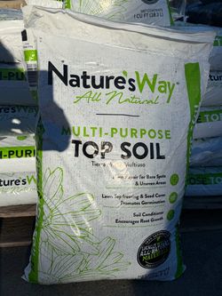 Nature’s Way Multi-Purpose Top Soil — $7 a Bag!