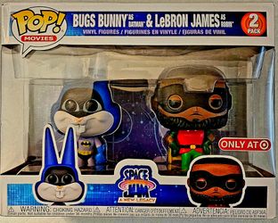 Funko Pop! Vinyl: Space Jam - Bugs Bunny as Batman & LeBron James as Robin "New"