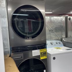 New Scratch And Dent LG Wash tower Front Load Stackable. 1 Year Warranty 