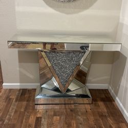 Beautiful Allegiant Console Table Glass