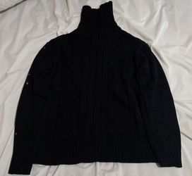 Black Knitted Turtleneck
