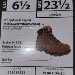 BRAHMA  Steel Toe Boots For Her