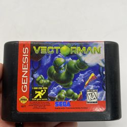 Vectorman / Sega Genesis / 1995) TESTED WORKING authentic cartridge only