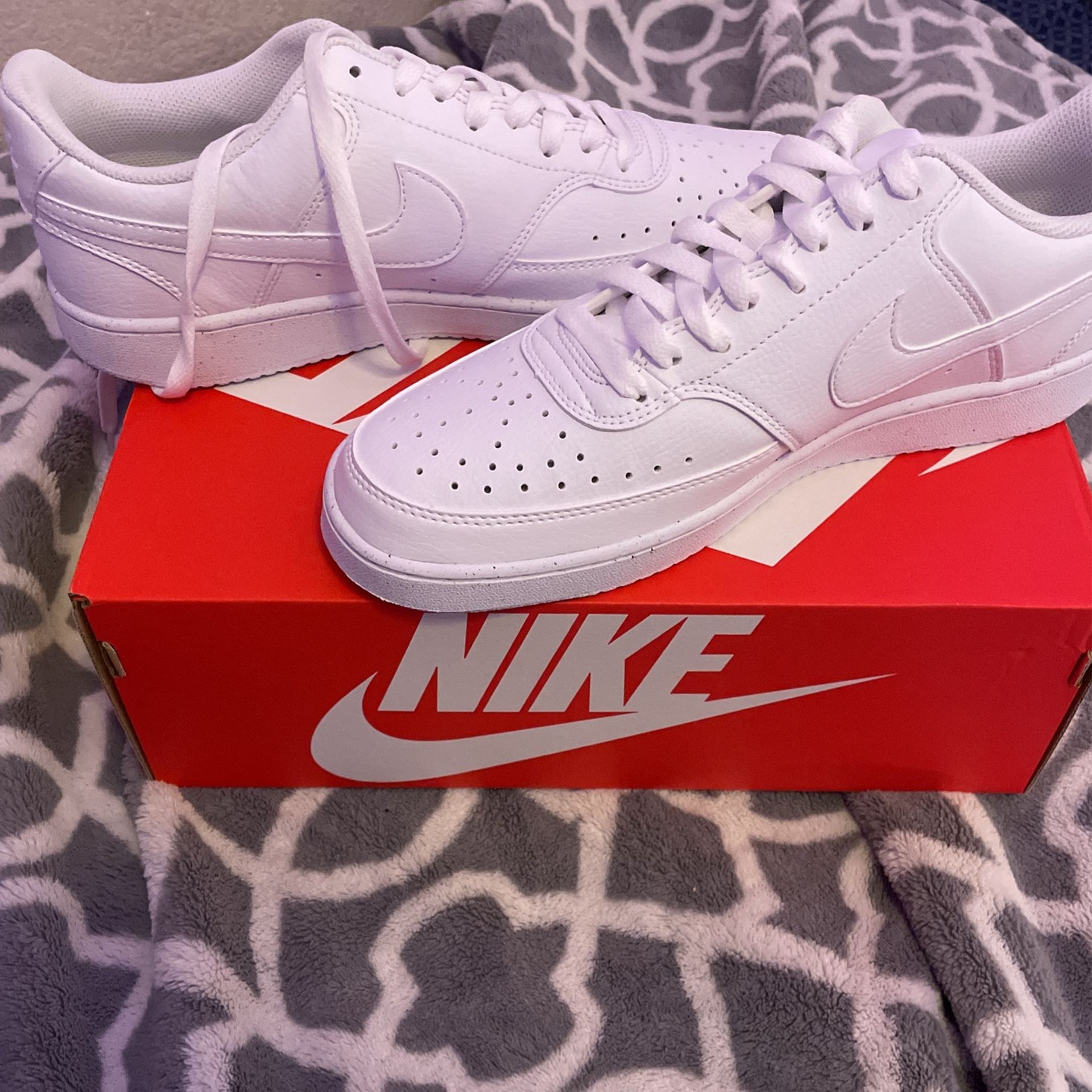 All White Nike Court Visions (size 9.5 Men’s)