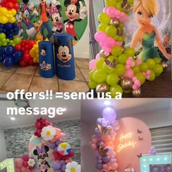 Decoraciónes Decoracion Timkerbell/Decoración Para Fiestas/Balloons /Decoración /Birthday /globos Balloon Garland Backdrop