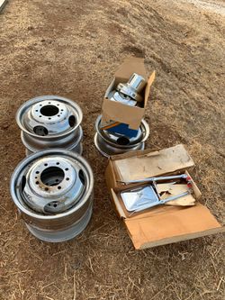 Late model Dooley rims for a Chevy or GMC