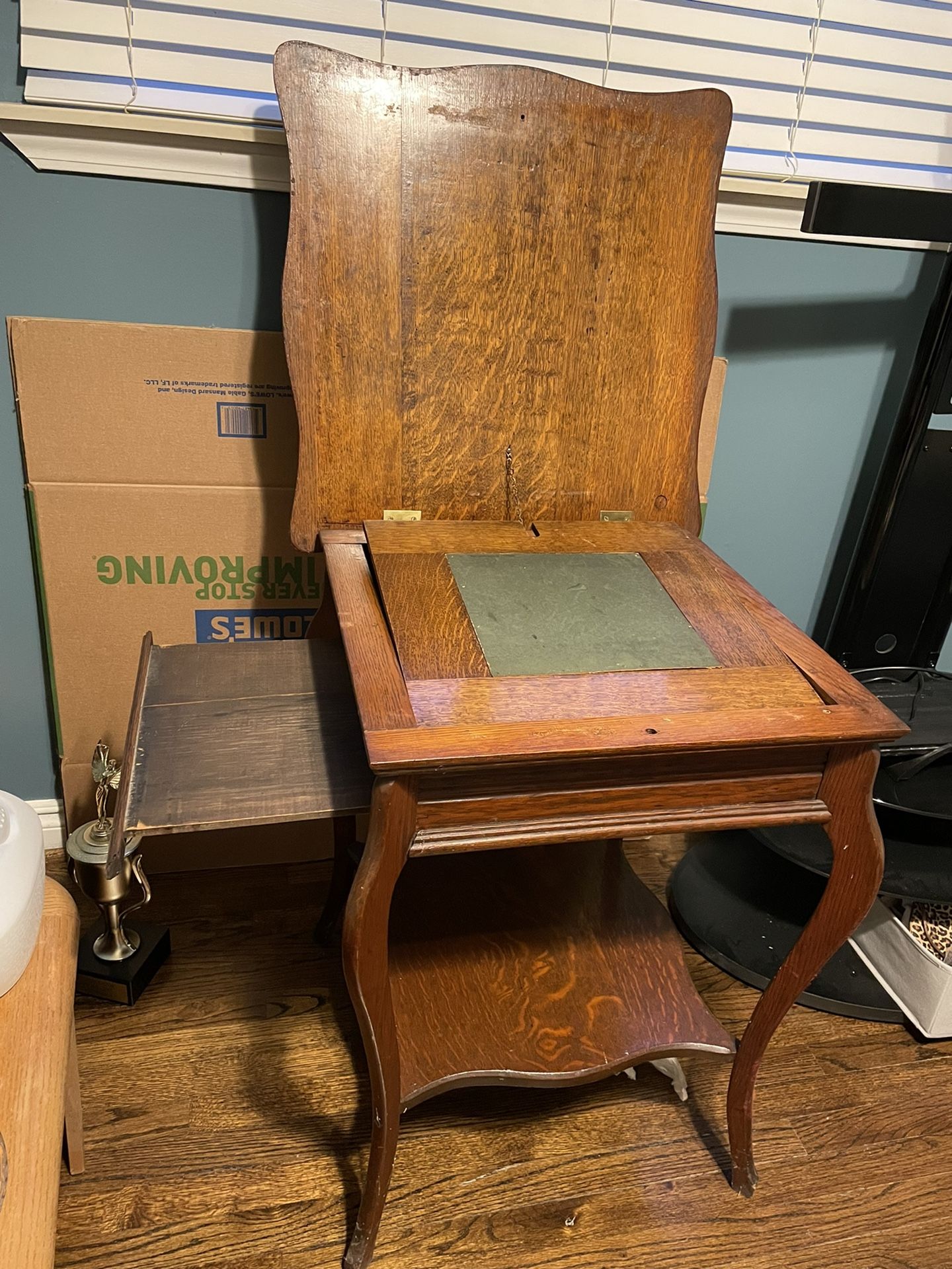 Antique Writing Desk/19th Century Desk/Vintage Writing Desk