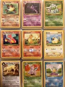 Vintage Collection of 90 Pokémon Cards NM to LP (Bundle #69)