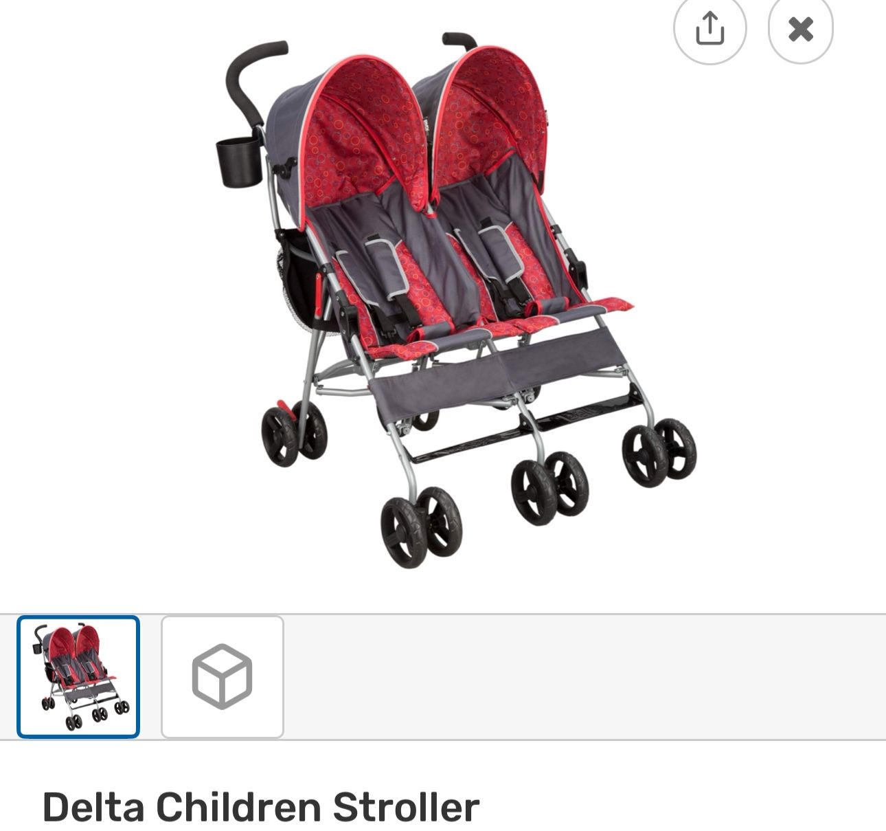 Delta Children LX Side by Side Stroller