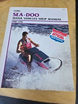 SeaDoo repair manual 1988 to 1996