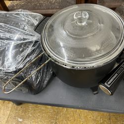 Presto Deep Fryer With Glass Lid