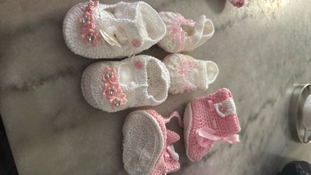 Crochet shoes