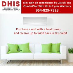 Mini Split Air Conditioners All Sizes up to 23 Seer Available with Heat Pump Lowest Prices Around