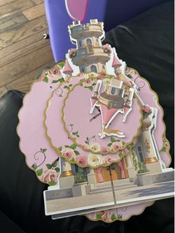 Birthday princess Disney themed party supplies