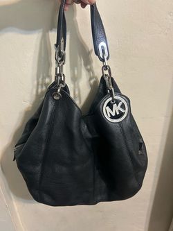 Michael Kors Fulton large Black Leather Hobo Bag