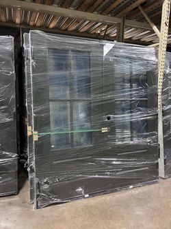 FIBERGLASS DOUBLE EXTERIOR DOOR