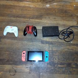 Nintendo Switch With Two Extra Controllers