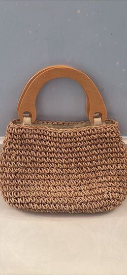 Ladies macramé purse,