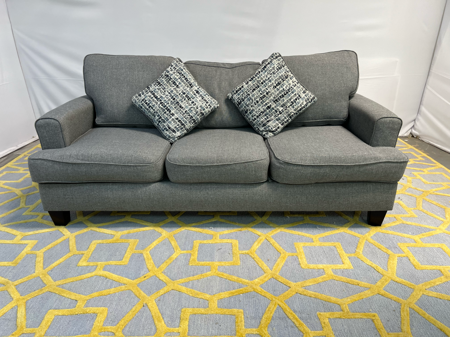 ( Delivery Available ) Ashley Gray Sofa