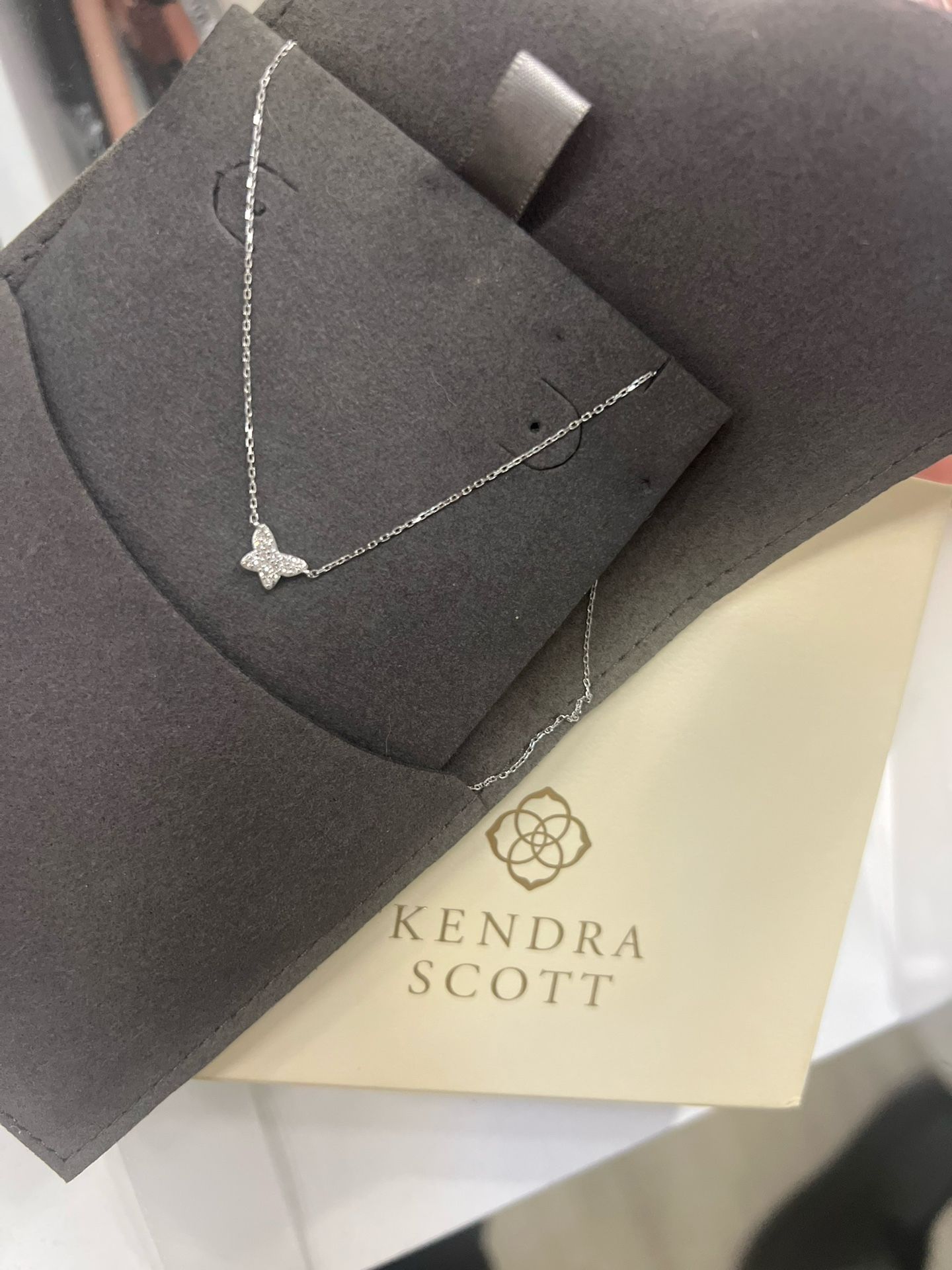 Kendra Scott White Butterfly Necklace