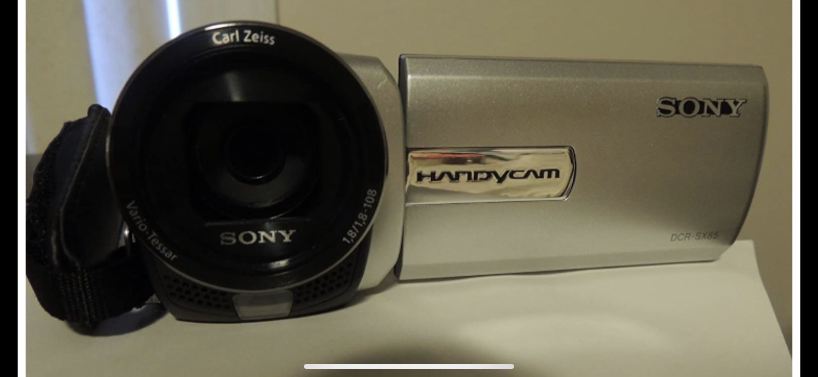 sony handycam dcr-sx85 camcorder w/ case