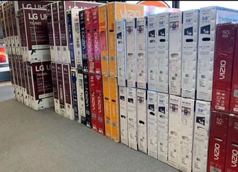 Tv 55-85 $198-798 free deliveries six month warranty $55 down on Financing $198-798