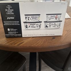 Pyrex Nightmare Before Christmas Glass Food Storage 