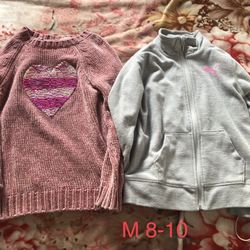 Girl Sweaters Size 10