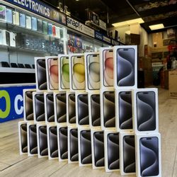 iPhone 15 Plus, 15 Pro & 15 Pro Max Available (ALL UNLOCKED)