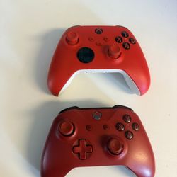 Xbox One Controllers $30 EACH  (tested) Red & Burgundy 