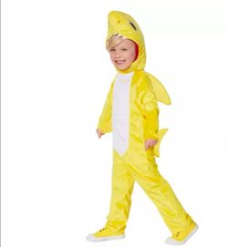 Kids Yellow Shark Halloween Costume size 2/4T