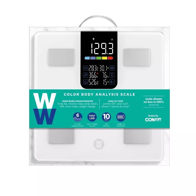 Weight Watchers Color Display Body Analysis Scale