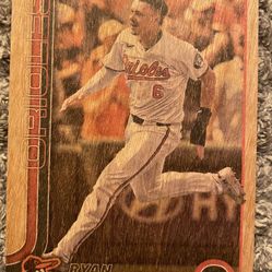 Baltimore Orioles Ryan Mountcastle Topps Wood Parallel 23/25