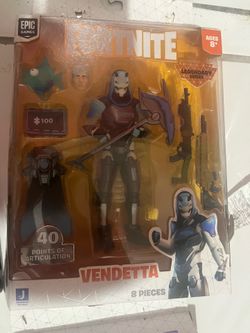 Fortnite Action Figure Vendetta Legendary Series Jazwares New Video Game 8 Pces