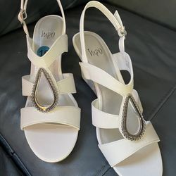 Impo Women's Sz 10 Violette Ornamented Wedge Sandals New