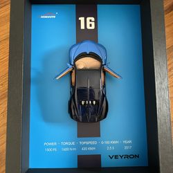 3D Racing Car Framed Decoration (NEW)