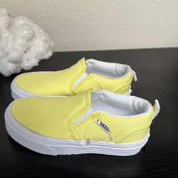 Yellow Slip On Kids Vans 