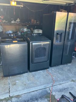 refrigerator Samsung washer and dryer and refrigerator