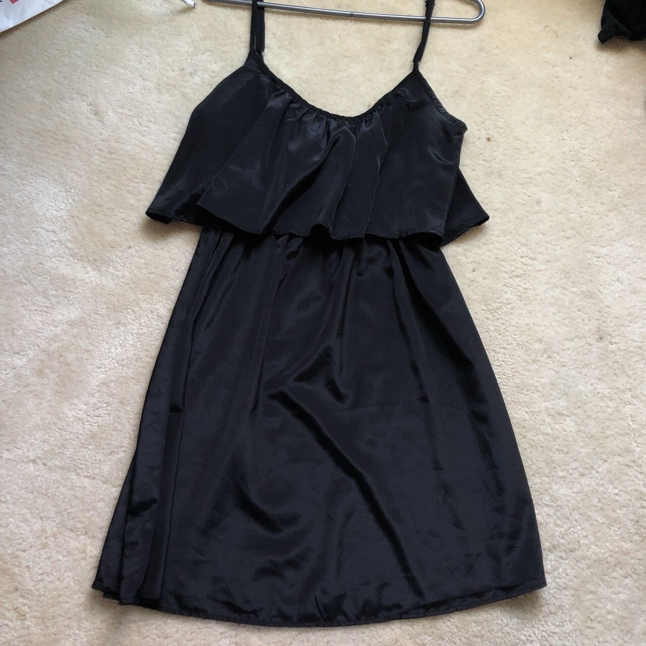 Silky Black Sundress