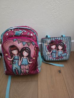 Backpack and lunch bag