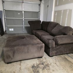 Couches And Ottoman For Sale