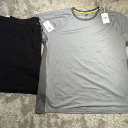 Brand New Men’s Fielder Shorts & Shirt Size 3XL For $10!